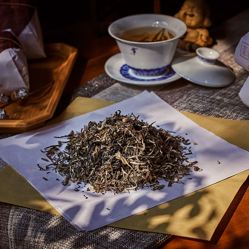 老津卫新茶浓香型茉莉花茶茉莉龙针茶叶窨制老味茶250g