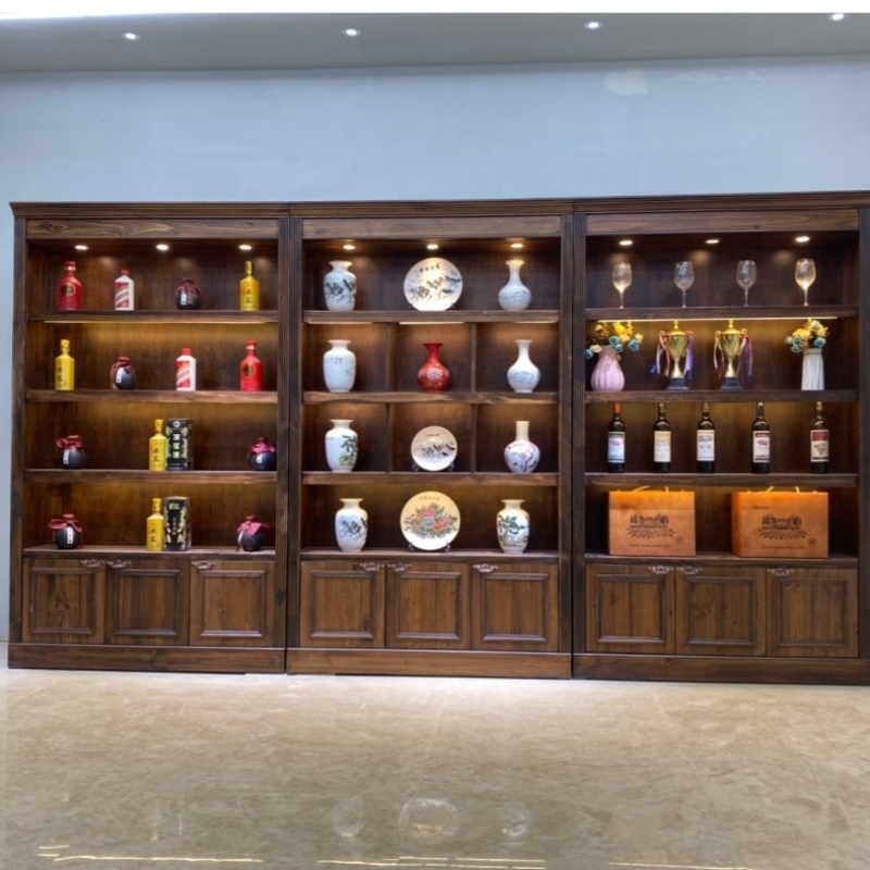 酒柜名烟展示柜白酒柜烟酒名酒茗茶高档烟柜展示商用展示柜