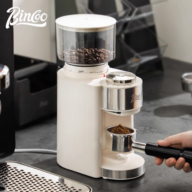 Bincoo电动磨豆机咖啡豆研磨机自动意式磨豆机家用小型咖啡机磨粉