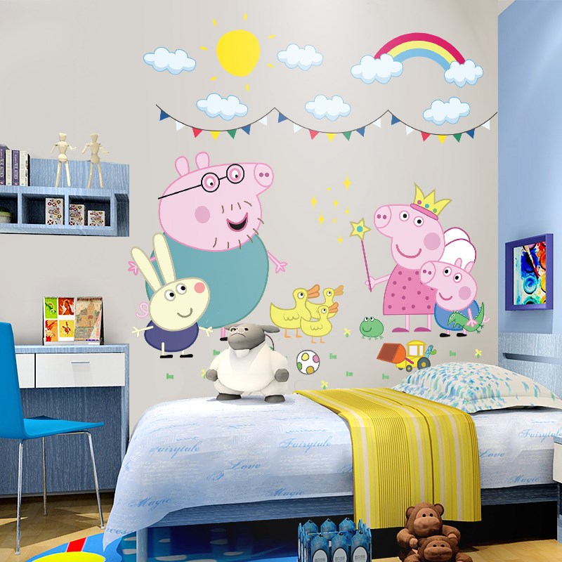 小猪佩奇墙贴