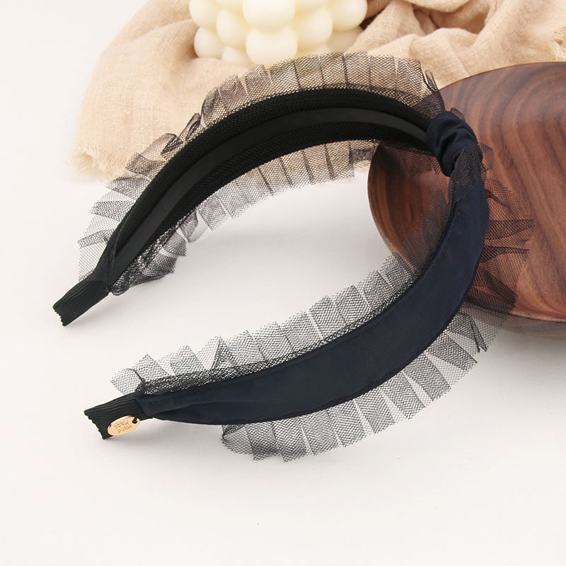 网纱发箍甜美时尚布艺发箍手工宽边发饰韩版清新时尚气质超仙头箍