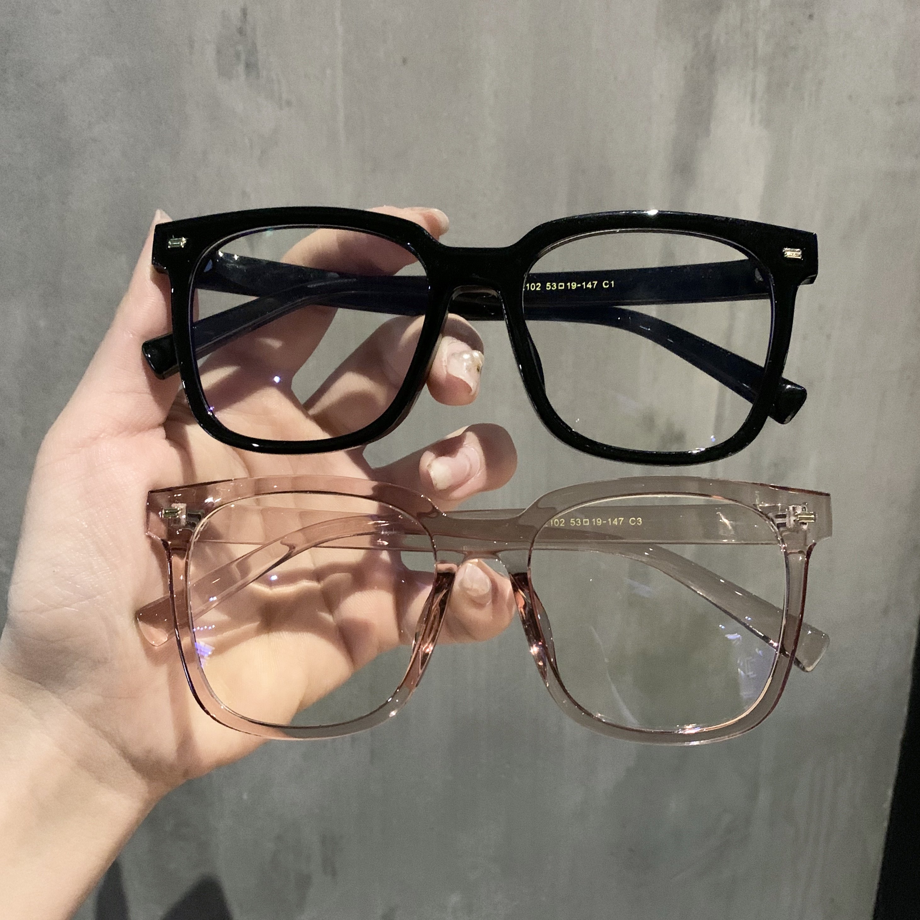 热销大眼镜框女韩版潮 复古 方形