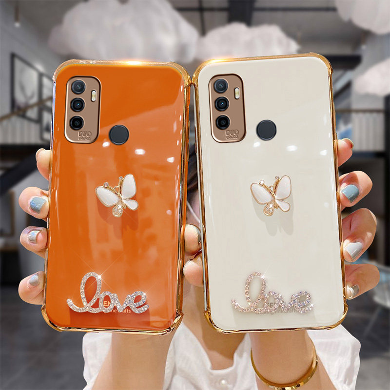 oppoa32手机壳镶钻.