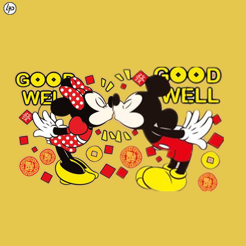 鼠年衣服米老鼠卫衣男本命年红色米奇2020新年款外套过年情侣装女