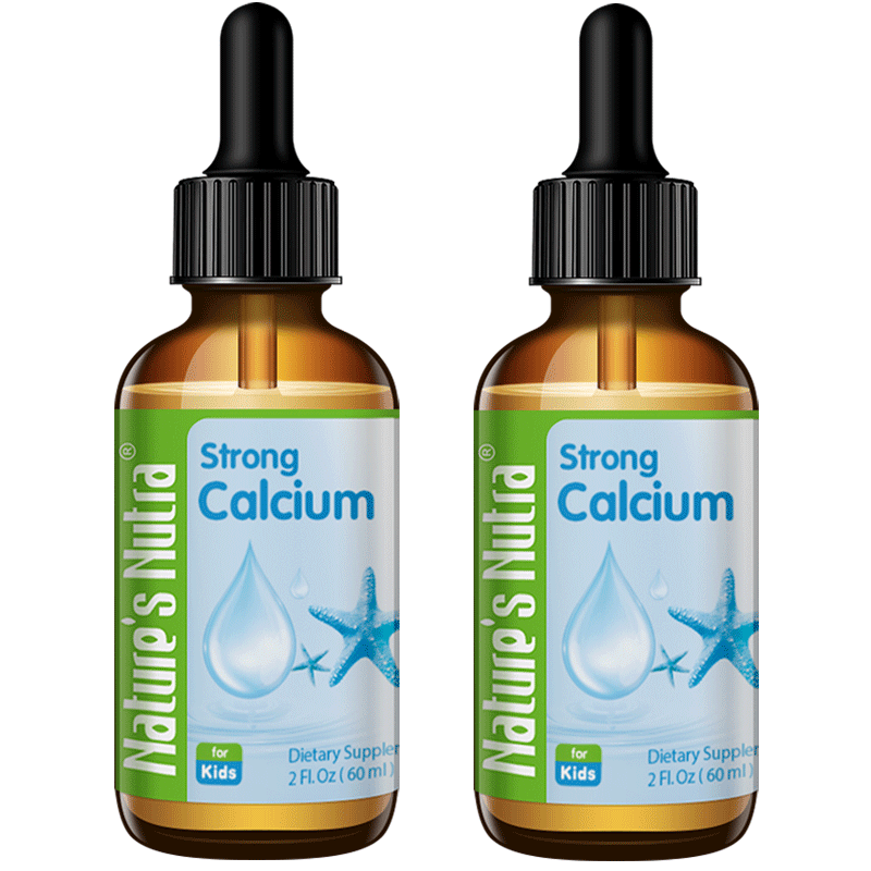 【组合装】美国莱思纽卡 婴儿儿童补钙滴剂液体钙婴儿钙 60ml*2瓶