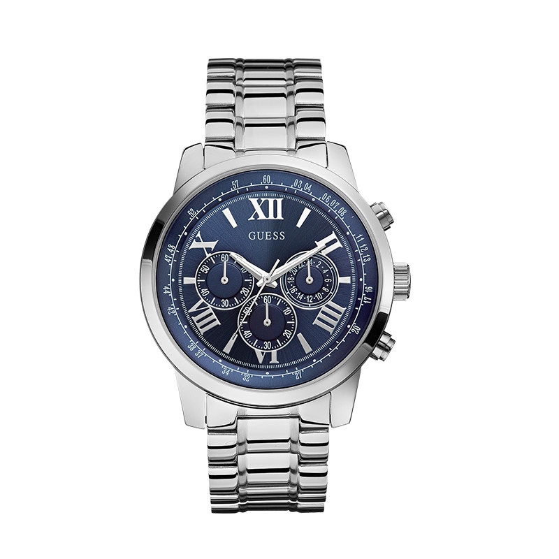 手表新品guess盖尔斯男士商务休闲多功能罗马显示欧美腕表