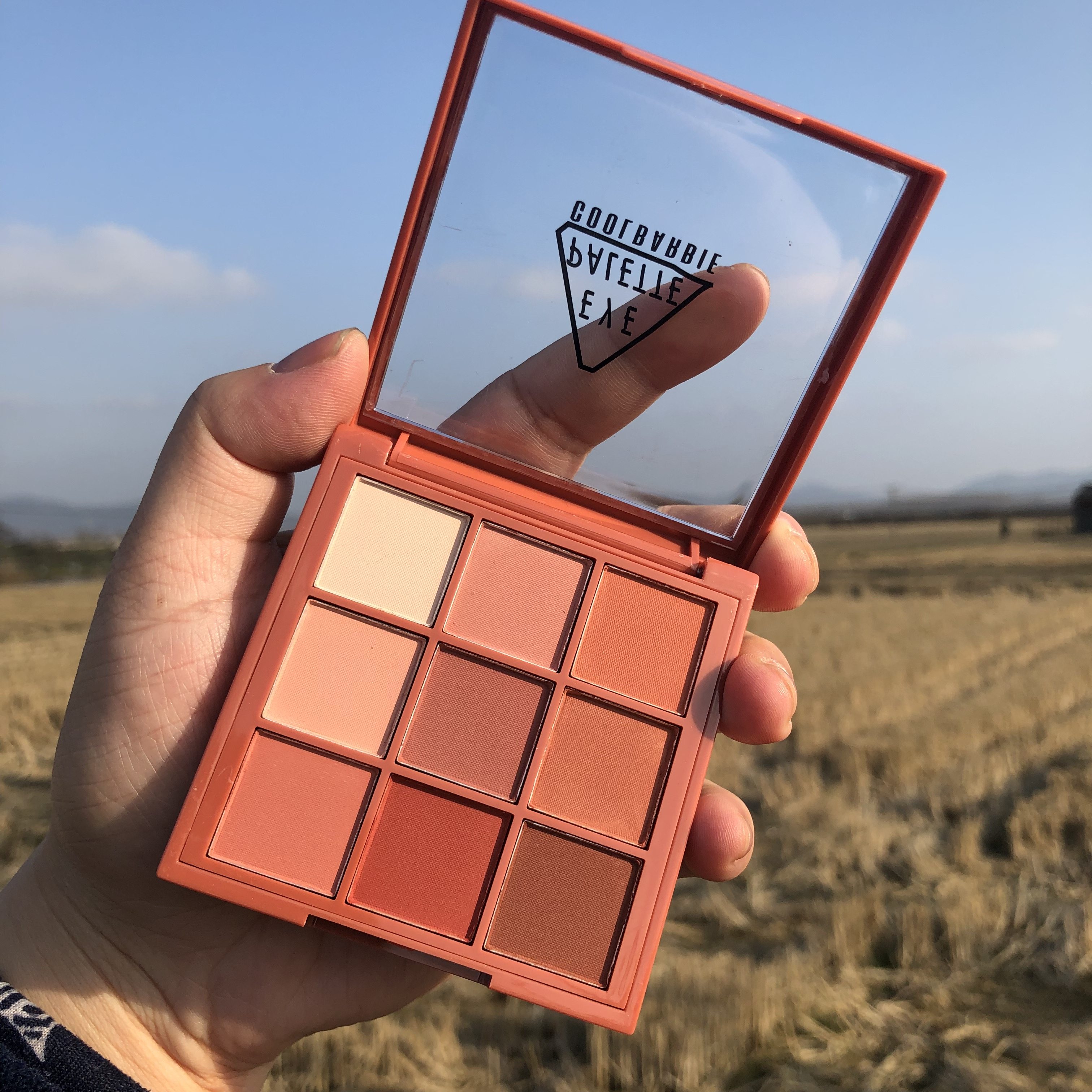 一折3ce眼影盘大地色_国货九色眼影大地色干枯玫瑰纯哑光持久复古3ce