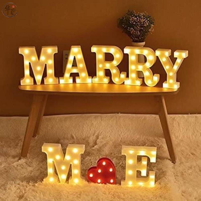嫁给我marryme求婚灯merryme字母灯室内求婚现场布置道具装饰灯