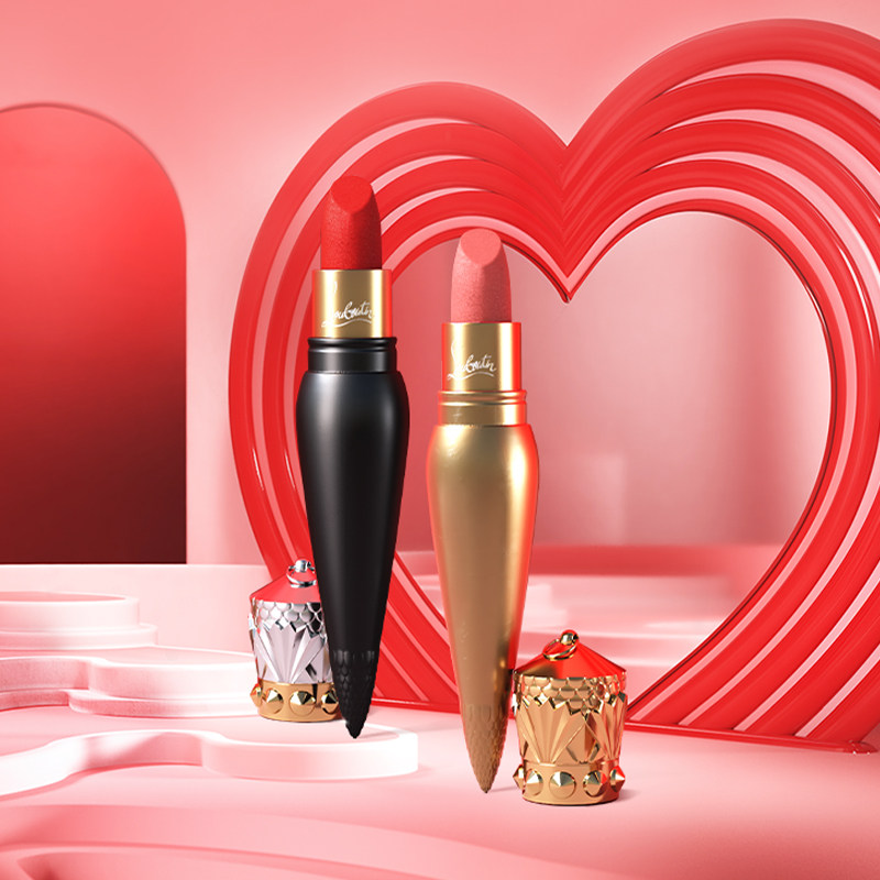 【七夕礼物 高定刻字】cl路铂廷女王权杖唇膏 cl萝卜丁口红001m