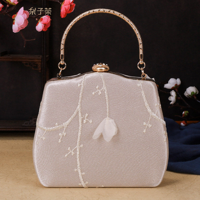 古风汉服手提包女古装汉元素配饰小包搭配旗袍的包包复古中国风包