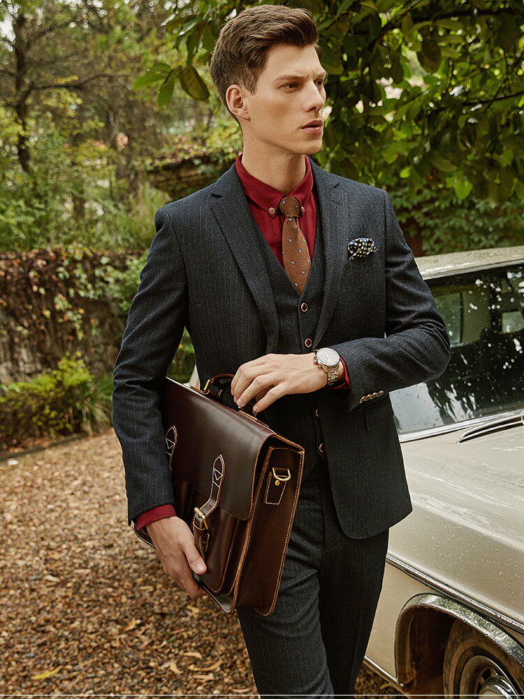 套装男商务休闲英式正装英伦三件套婚礼西装新郎结婚男士礼服优惠券