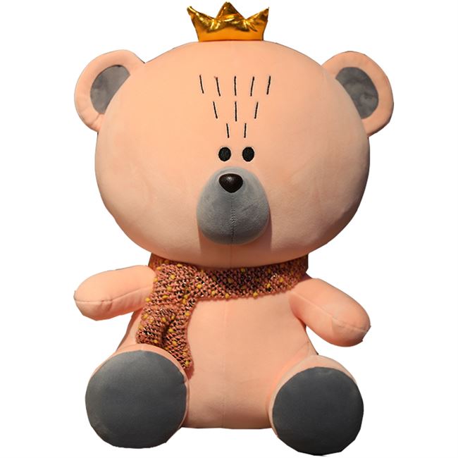 毛玩具绒女孩布娃小熊图片