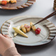 日式复古异型餐具创意牛排盘子西餐盘家用酒店意境菜大号盘子餐厅