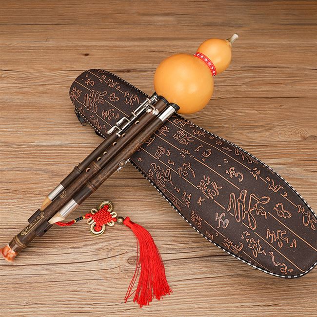 王大叔七孔加键葫芦丝专业演奏型c降bgf调紫竹9孔宽新艺