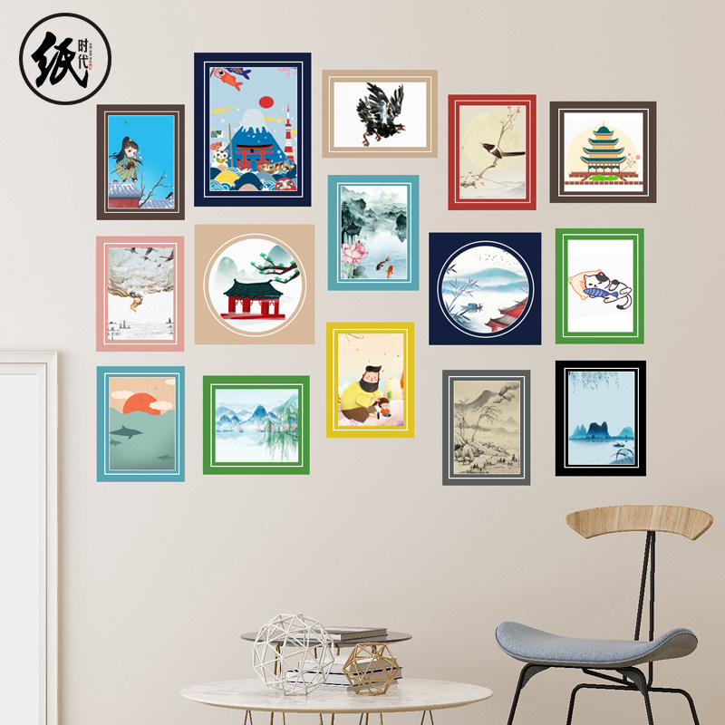 纸质画框8开4k儿童美术作品展示框 学校环创画展a4相框幼儿绘画框