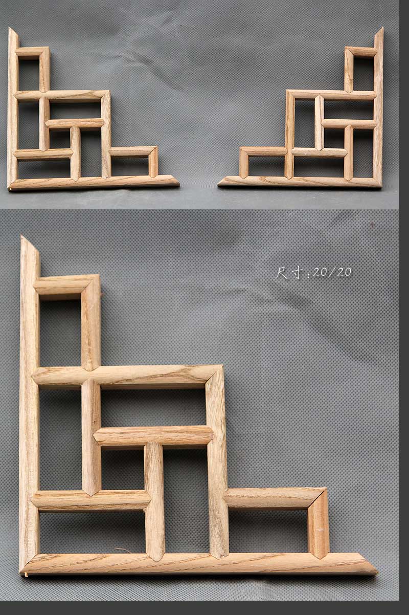 【东阳木雕中式实木角花格窗图片】东阳木雕中式实木角花格窗图片大全