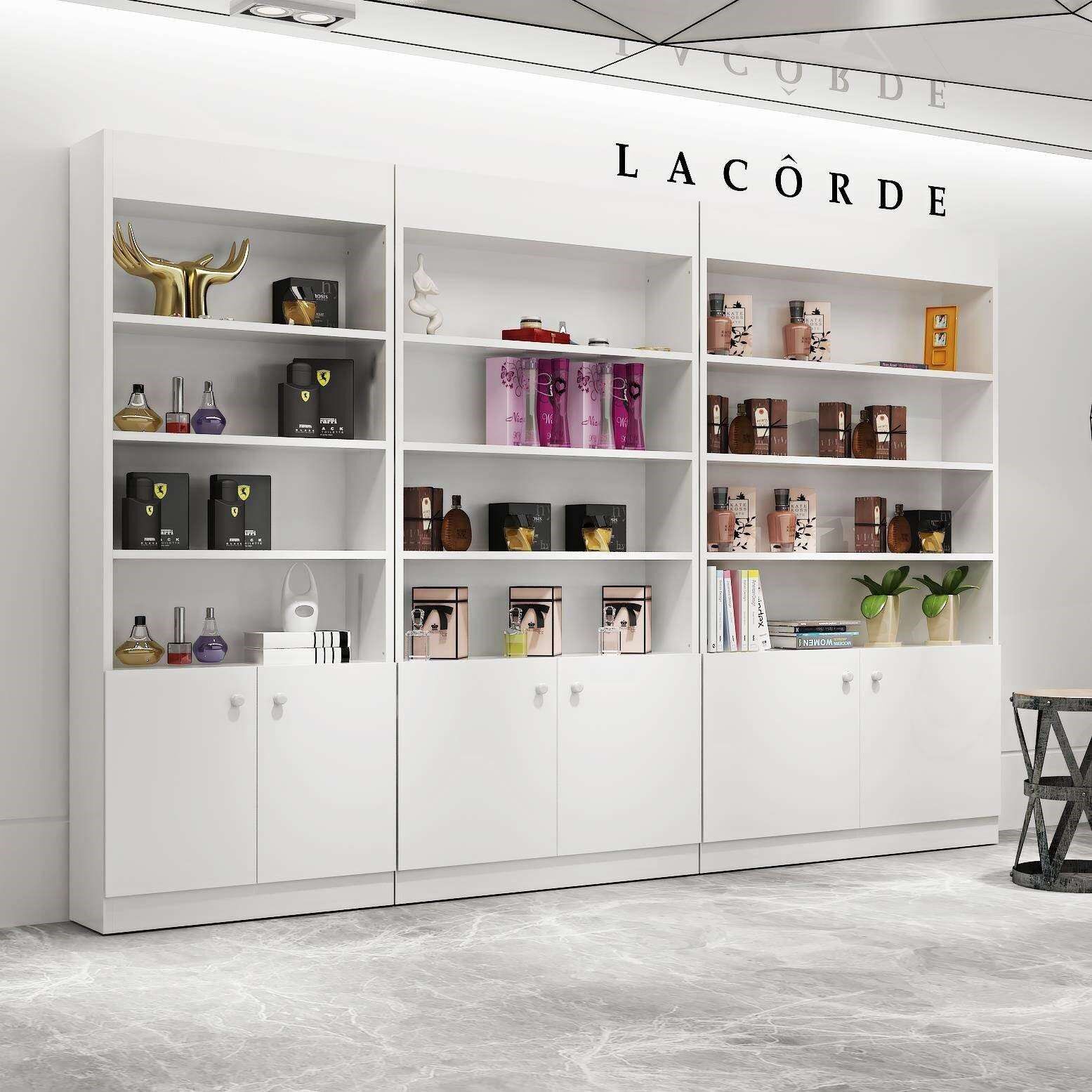 热销理发店毛巾架柜_发廊理发店展柜货架产品柜毛巾柜子展示柜美发店