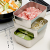 日本304不锈钢盆长方形家用洗菜盆料理碗烘焙打蛋调料冰箱保鲜盒 日本304不锈钢盆长方形家用洗菜盆料理碗烘焙打蛋调料冰箱保鲜盒