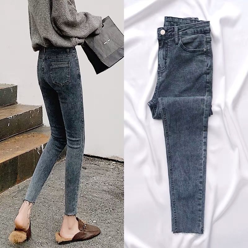 Spring and summer hole Jeans Nine points new pattern Korean Edition student Pencil Pants Paige Self cultivation Flash Pencil pantsin the Women's clothing/Boutique , Jeans category - from Buy2taobao.com to provide professional Taobao agent buy service