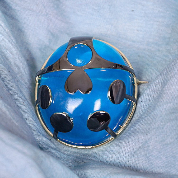 热销瓢虫胸针_【月家】瓢虫胸针 黄金之风jojo的奇妙冒险乔鲁诺cos