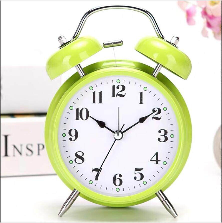 声音超大音量小闹钟学生用静音床头创意2020新款儿童夜光卡通闹铃