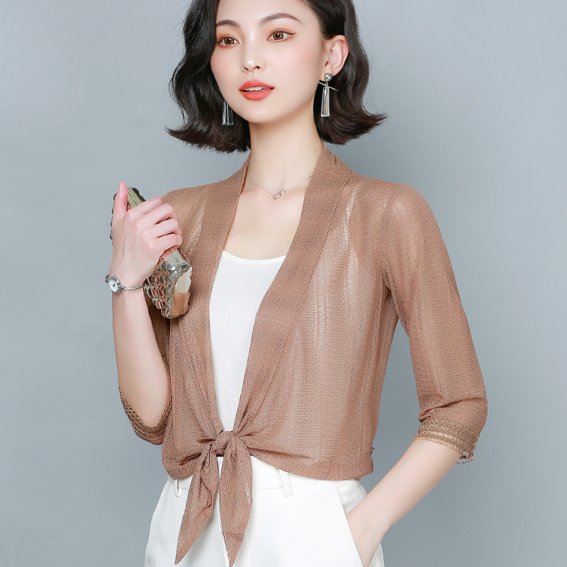 短款外套女户外薄款透气防晒衫
