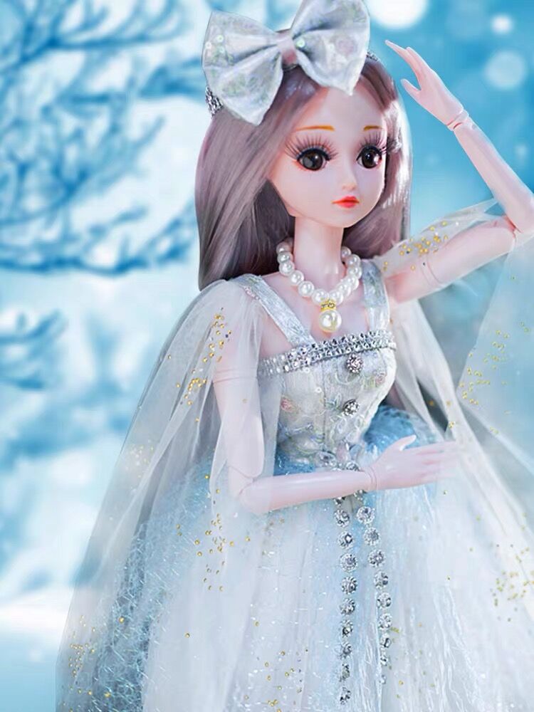 叶罗丽娃娃十二星座玩具3d宫廷女芭比丹路儿童智能超大号公主60cm