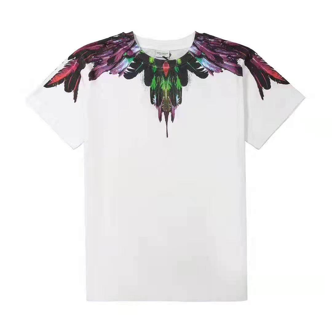 正品 marcelo马塞洛mb翅膀短袖t恤男女情侣彩色梦幻翅膀经典半袖