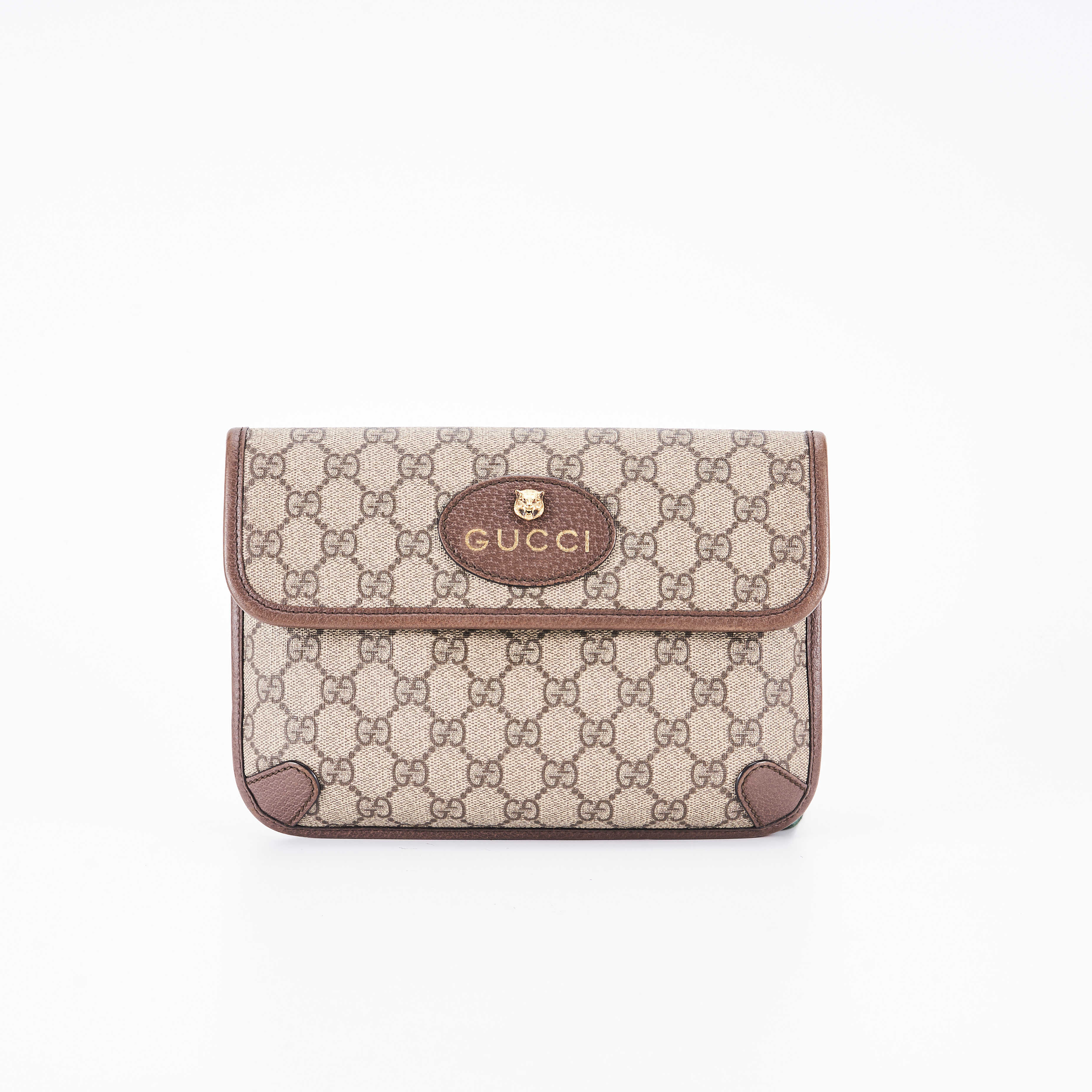 gucci虎头腰包老花公价99999女士包袋