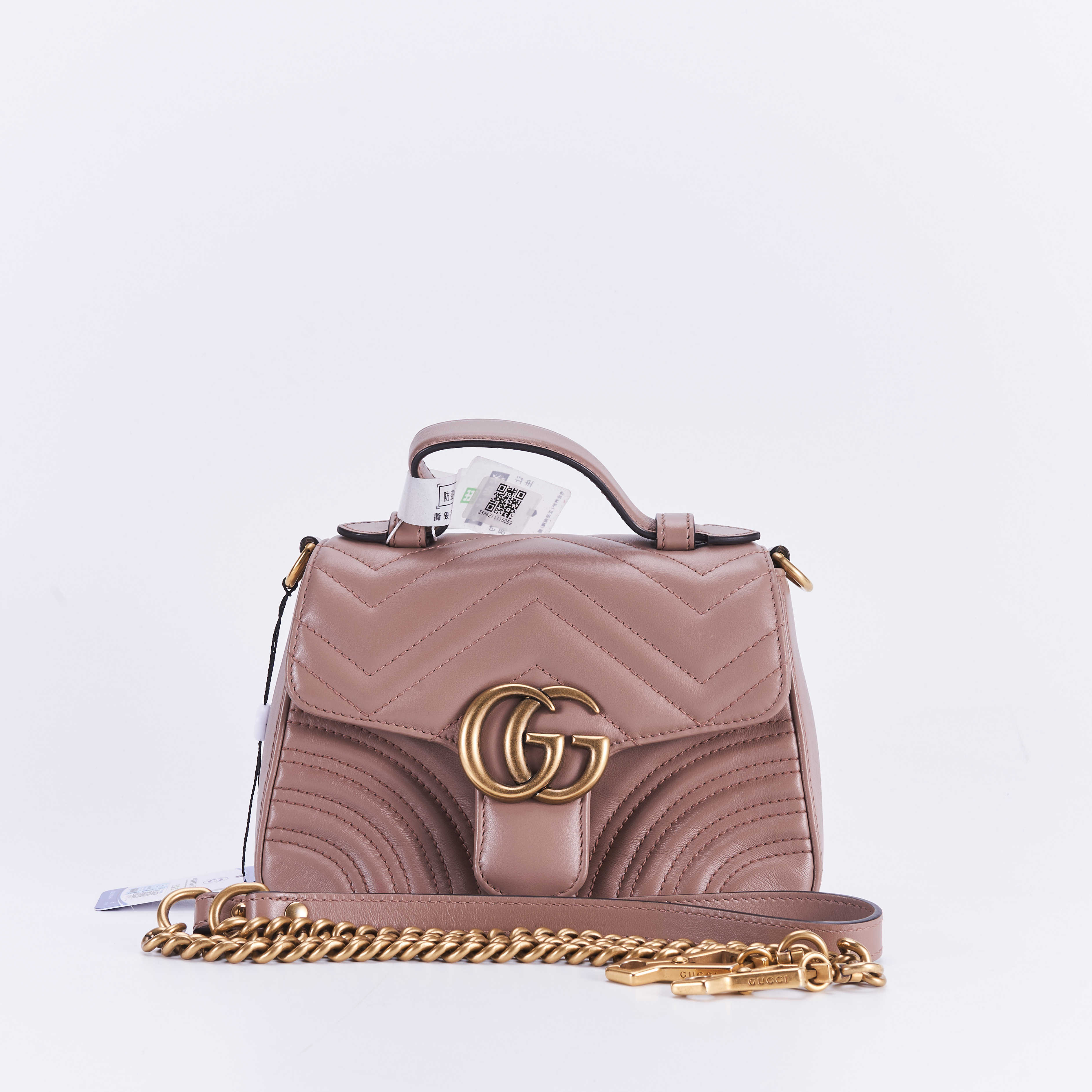 【98新】gucci marmont邮差   奶茶色   公价￥13800