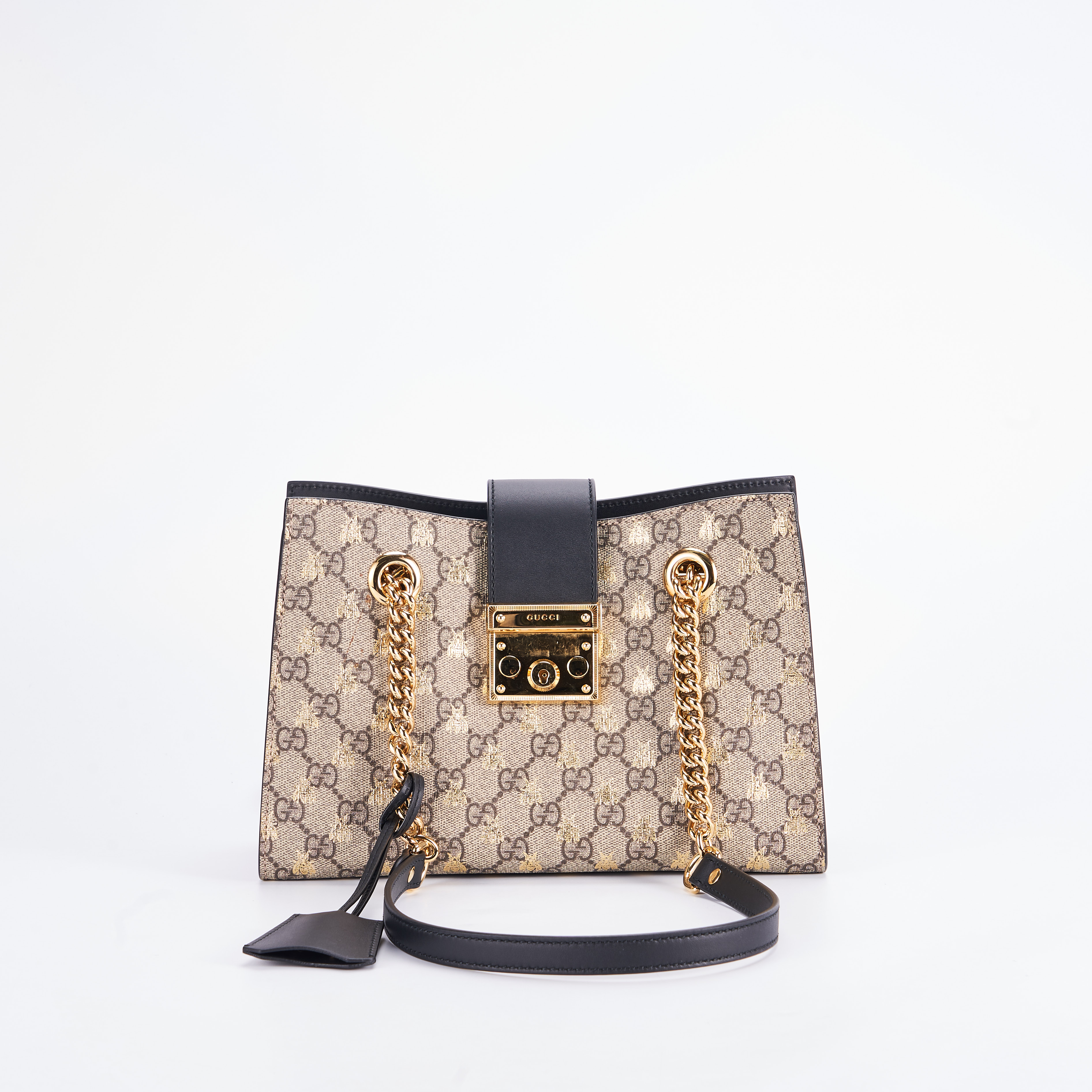 临时古驰guccipadlock三包pvc公价16800女士包袋