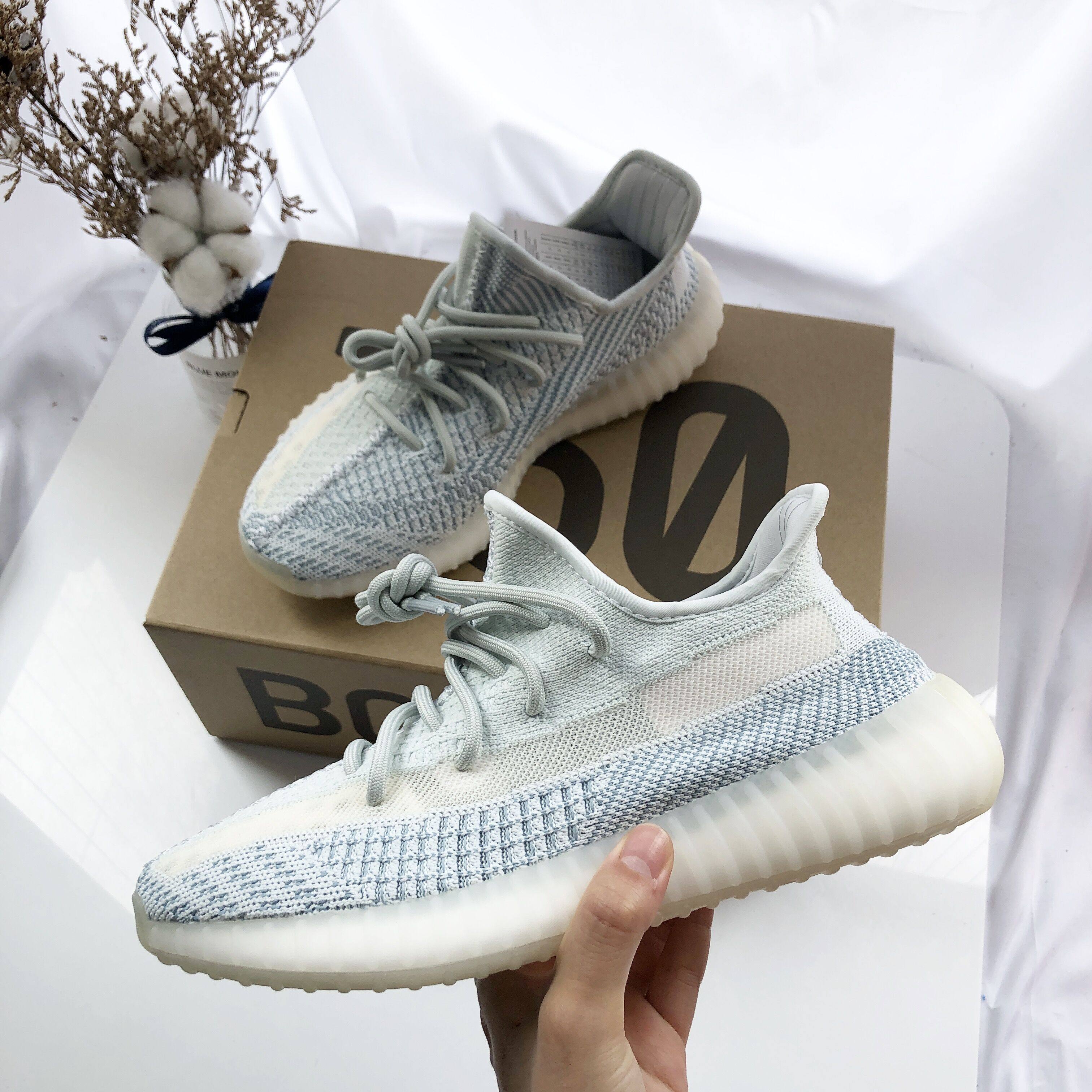 椰子350正品官网满天星正版冰蓝纯白yiezi莆田旗舰店休闲椰子鞋男