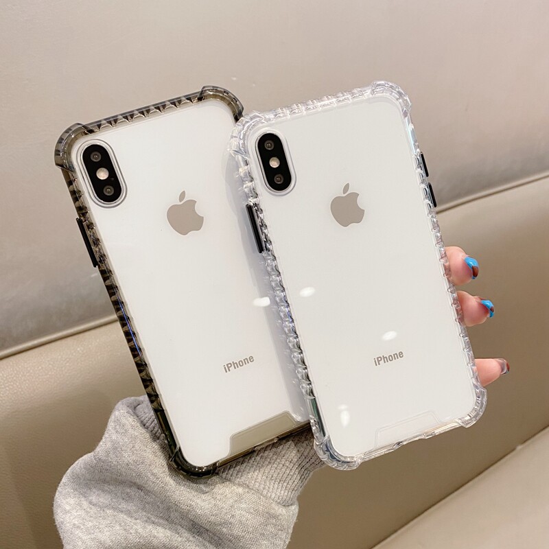 适用苹果xr手机壳透明iphonex气囊xsmax防摔xmαx男iponexsmax全包