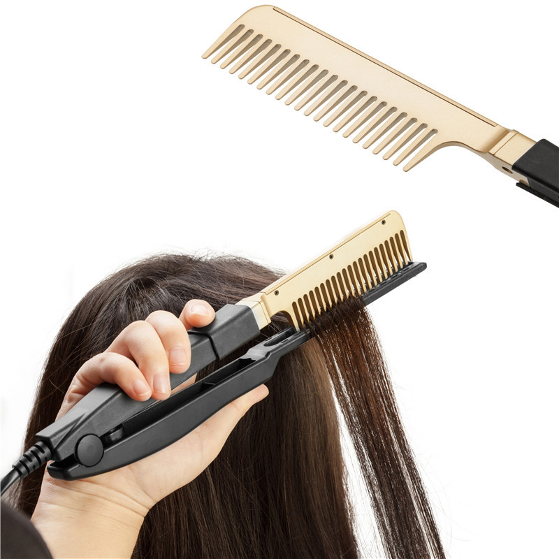 Hair Straightener Flat Irons Folding V Straightening Brush在類目 個人護理/保健/按摩器材, 电动编发器中 - 來自Buy2taobao.com提供專業的淘寶代購服務
