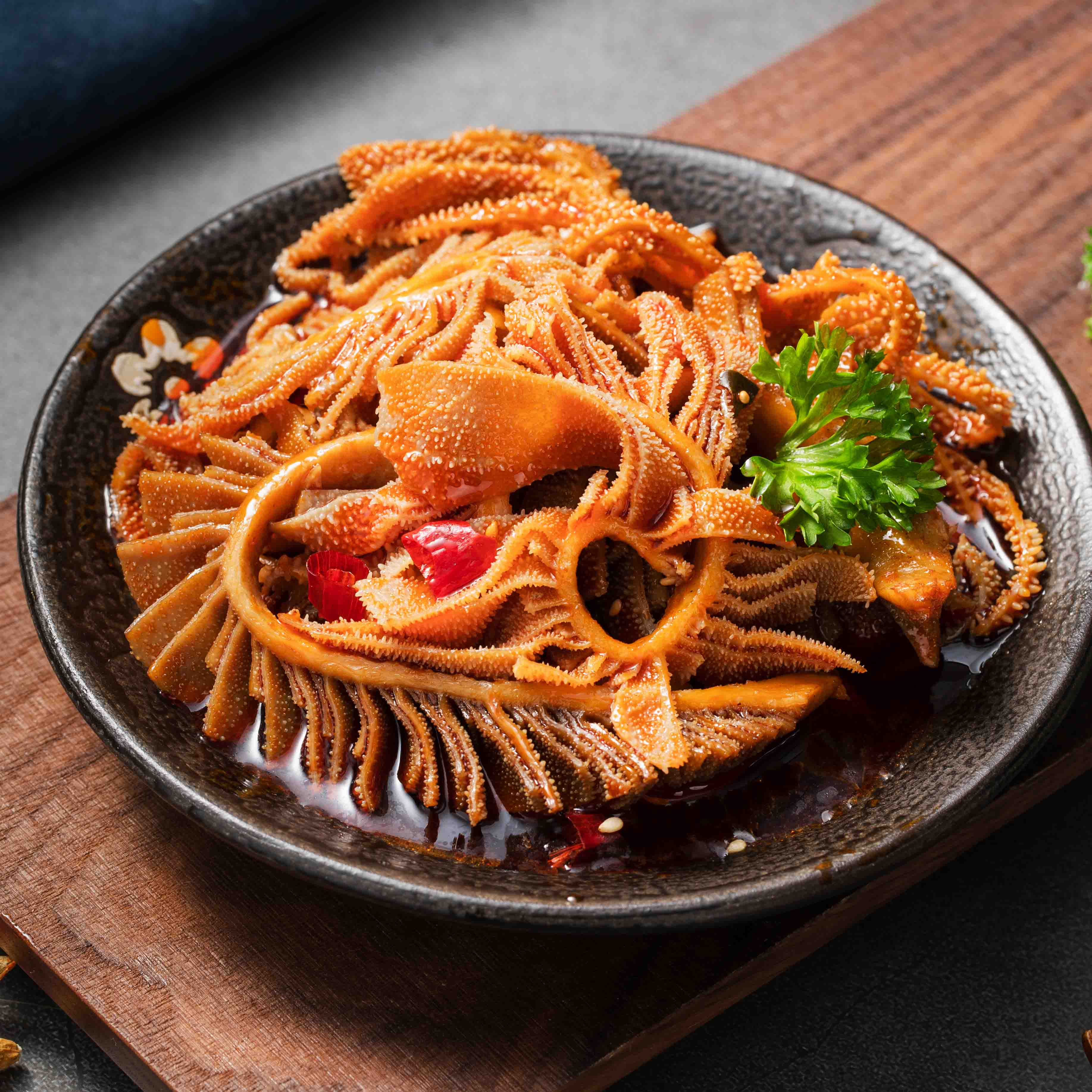 五级孤独麻辣毛肚牛百叶香辣牛肚牛肉零食开袋即食网红冷吃火锅