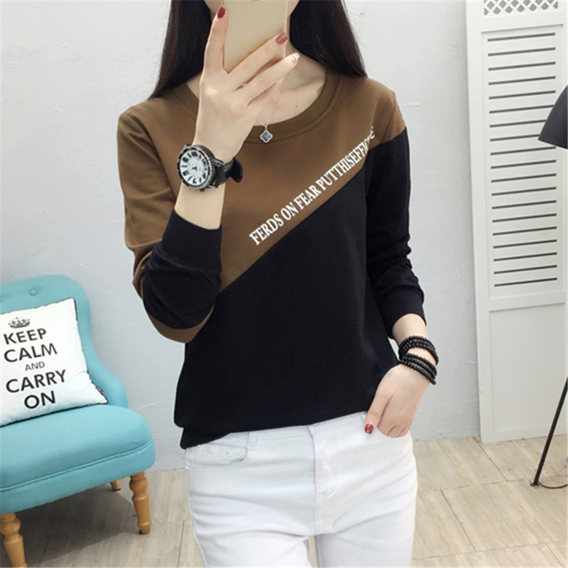 休闲秋衣女外穿长袖宽松