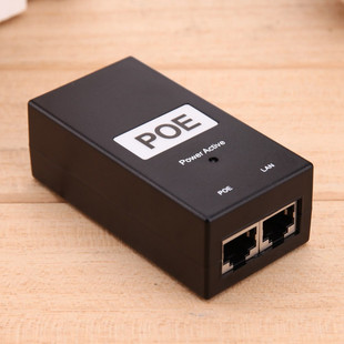 desktop 100mbps poe sup 24w injector power 0.5a 48v