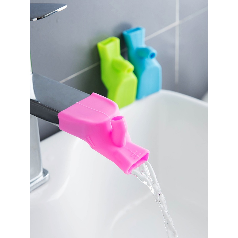 水龙头加长延伸器旅行便携简易漱口杯刷牙杯儿童洗手器导水槽硅胶