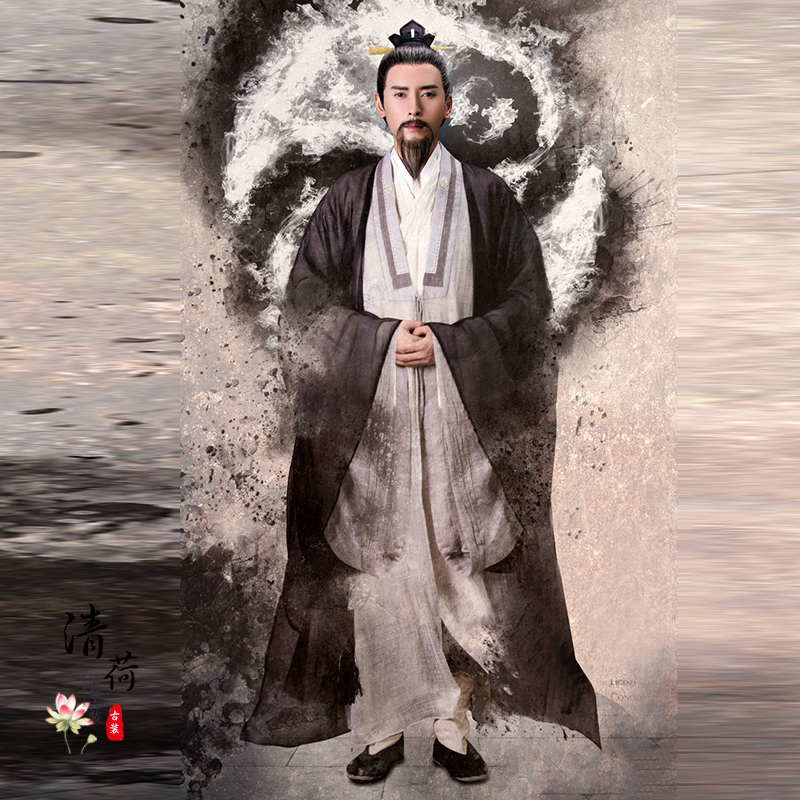 影视古装射雕英雄传同款古装王重阳同款古装汉服道士服道袍演出服
