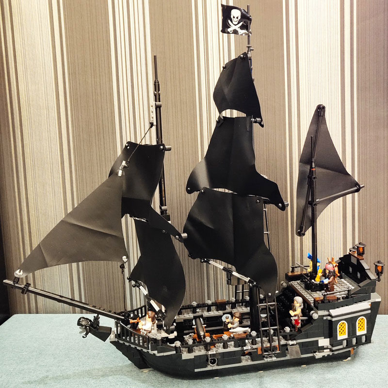 lego乐高71042加勒比海盗 黑珍珠 沉默玛丽号大帆船模型积木玩具