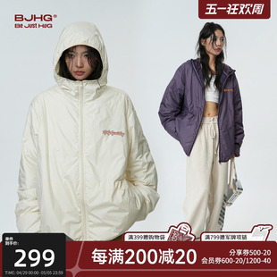 BJHG不计后果美式连帽轻薄羽绒服男款冬季潮牌2023新款情侣外套女