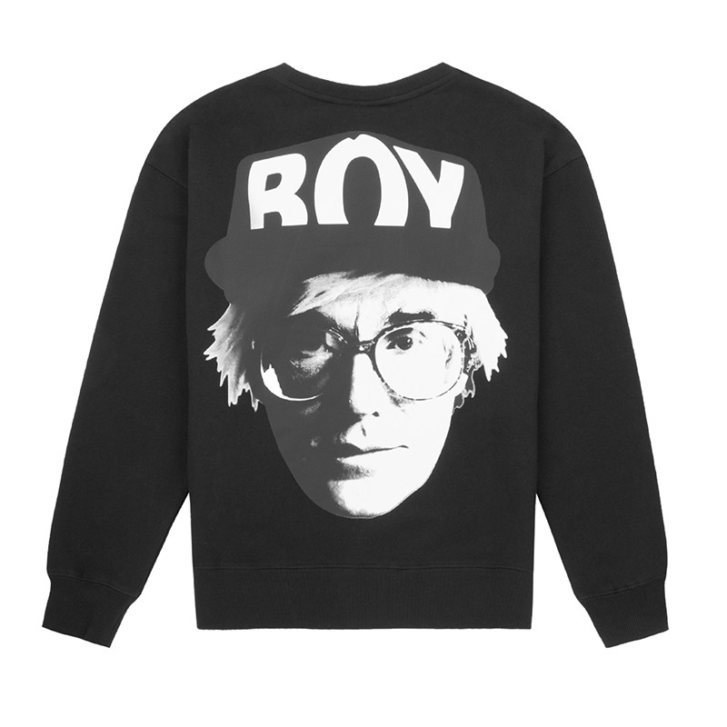 boylondon伦敦男孩秋冬潮流名人头像印花logo男女情侣套头卫衣