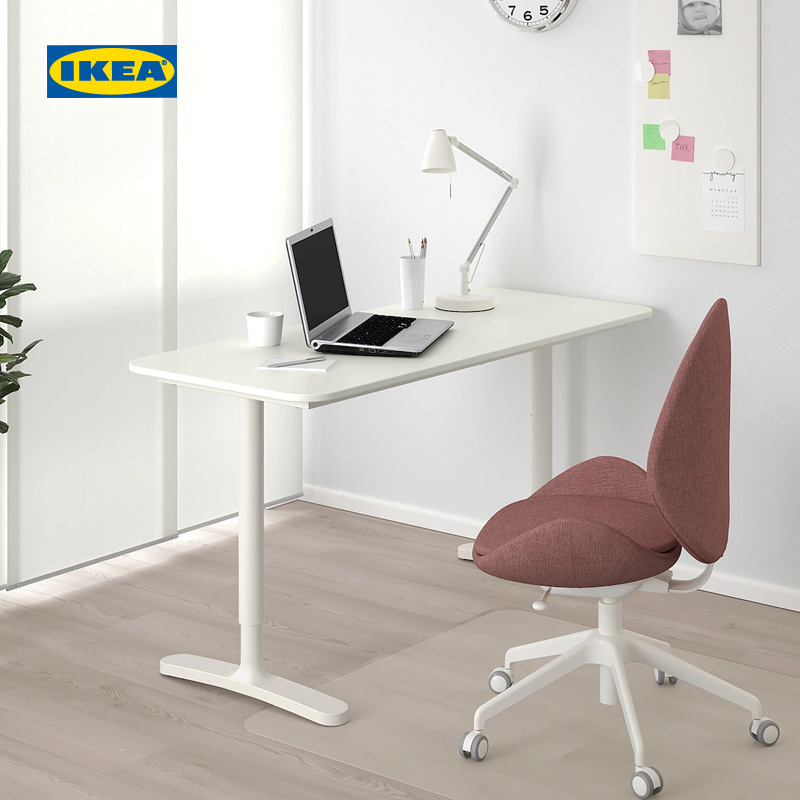 ikea宜家bekant贝肯特可升降办公桌家用简约电脑桌写字桌小户型
