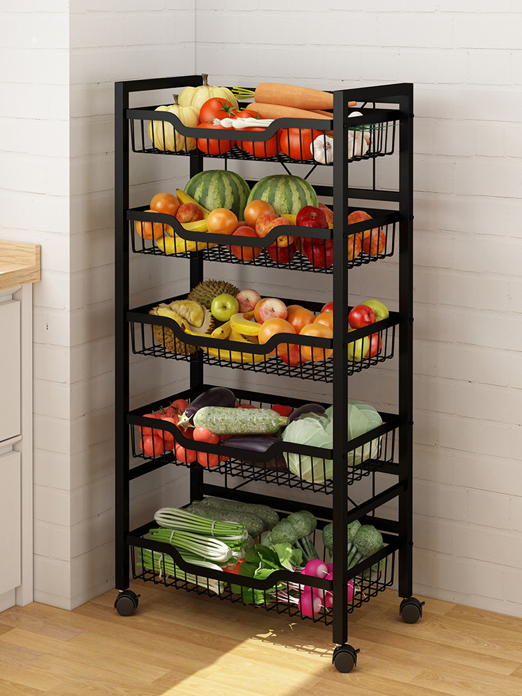 俏依然旗舰店的优惠券大全—304不锈钢厨房置物架多层蔬菜篮子收纳