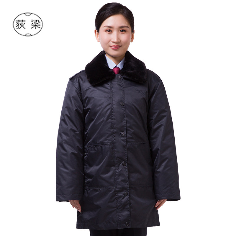 税务防寒服棉服税务大衣男女制服羊绒多功能加厚棉衣可拆内胆现货
