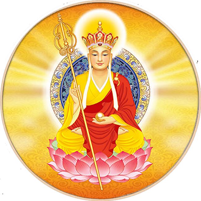 十字绣地藏王菩萨像图片