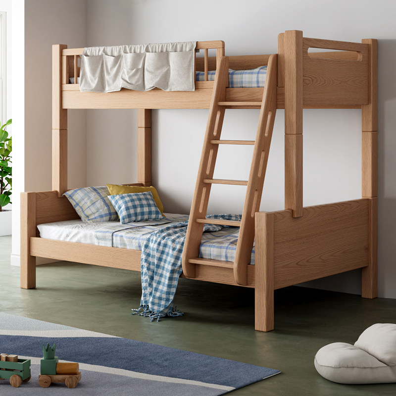健康民居-a24全实木上下铺双层床榉木子母床儿童高低床两层上下床