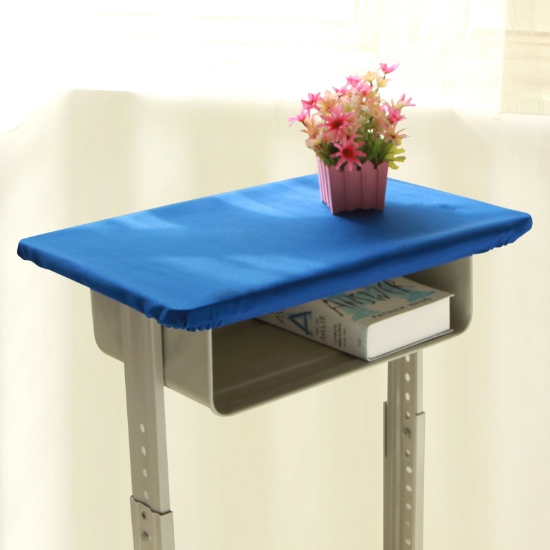 小学生桌布桌罩课桌套罩40×60天蓝色防水课桌布学校书桌ins桌套