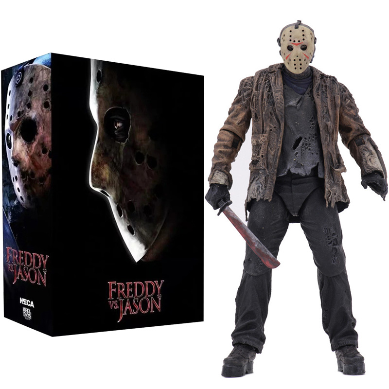 弗莱迪大战杰森 freddy vs jason 黑色星期五杰森手办7寸人偶模型