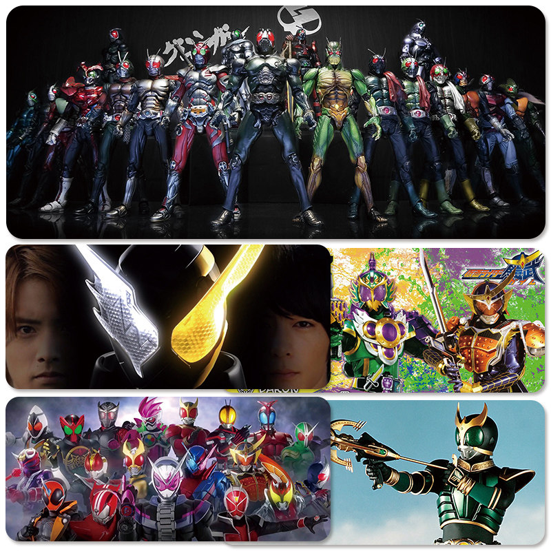 助战鼠标垫超大假面骑士创龙骑万代魂限时王银河龙响鬼红空我周边